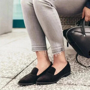 [5]Aquatalia Golda Cream Suede Loafers  Weatherproof Women's Shoes